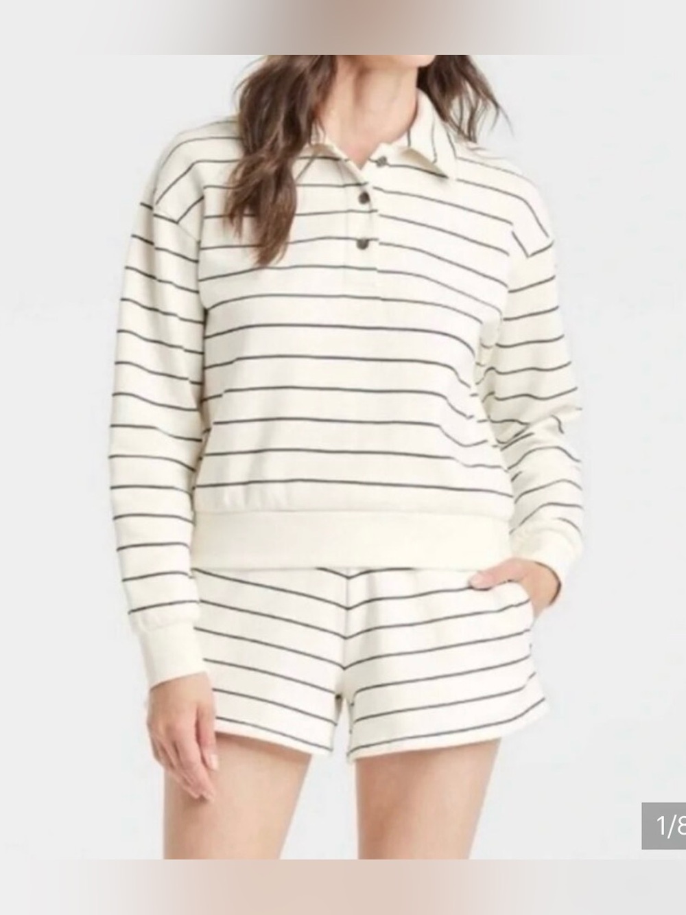 Universal Thread Nautical Navy Stripe Set